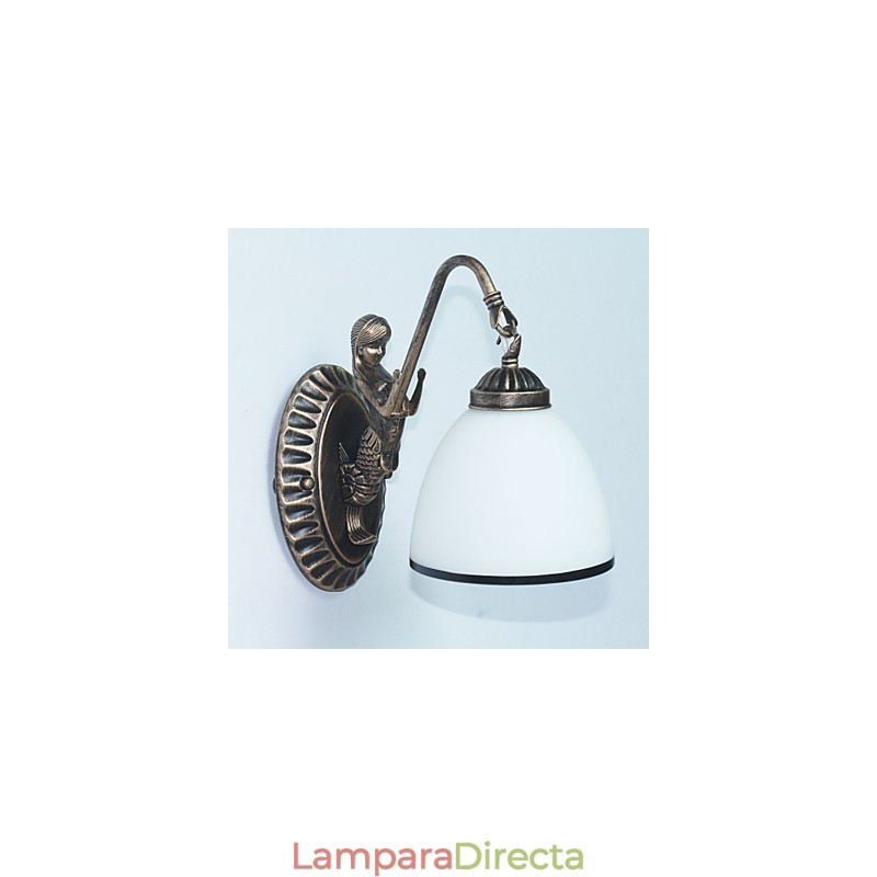 Lámpara de pared de estilo europeo retro para sala de estar, dormitorio, porche, balcón, cafetería