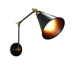 Lámpara de pared con pintura clásica tradicional rústica tipo cabaña para luces de pared empotradas.