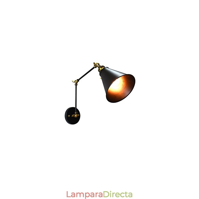 Lámpara de pared con pintura clásica tradicional rústica tipo cabaña para luces de pared empotradas.