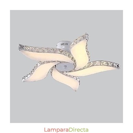 Lámpara de techo moderna contemporánea de cristal y metal Lámpara de techo moderna contemporánea de cristal y metal