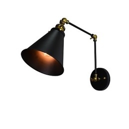 Lámpara de pared con pintura clásica tradicional rústica tipo cabaña para luces de pared empotradas.