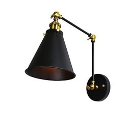 Lámpara de pared con pintura clásica tradicional rústica tipo cabaña para luces de pared empotradas.