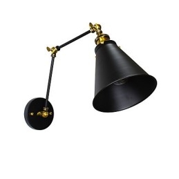 Lámpara de pared con pintura clásica tradicional rústica tipo cabaña para luces de pared empotradas.