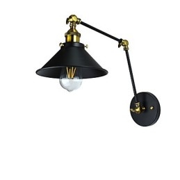 Lámpara de pared con pintura clásica tradicional rústica tipo cabaña para luces de pared empotradas.