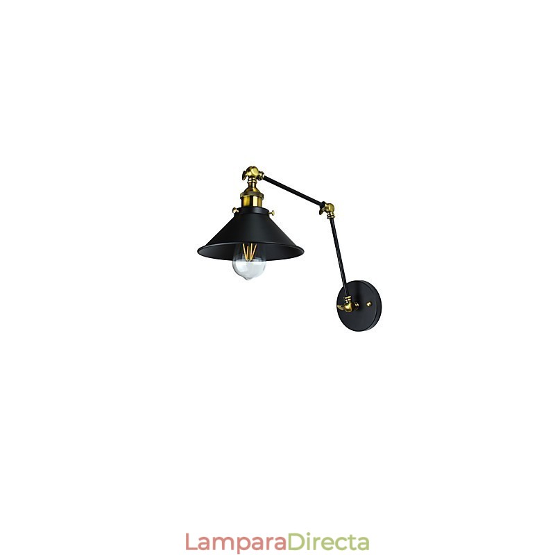 Lámpara de pared con pintura clásica tradicional rústica tipo cabaña para luces de pared empotradas.