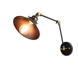 Lámpara de pared con pintura clásica tradicional rústica tipo cabaña para luces de pared empotradas.