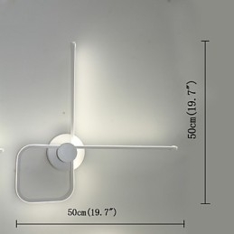 Lámpara de noche para dormitorio, lámpara de pared nórdica, creativa, minimalista, moderna, para sala de estar, pasillo, escaleras, luces