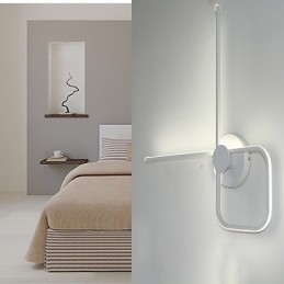 Lámpara de noche para dormitorio, lámpara de pared nórdica, creativa, minimalista, moderna, para sala de estar, pasillo, escaleras, luces