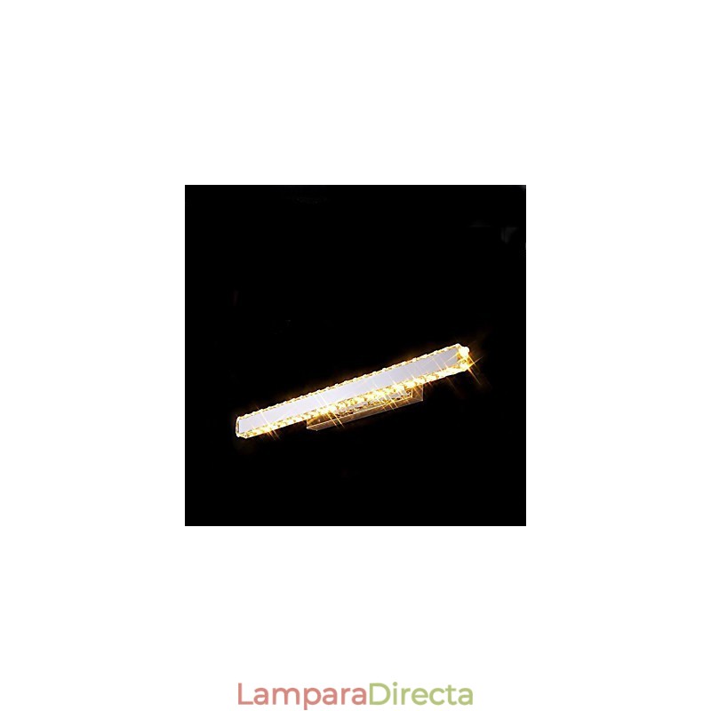 Pintura contemporánea moderna integrada para apliques de pared con luz ambiental.