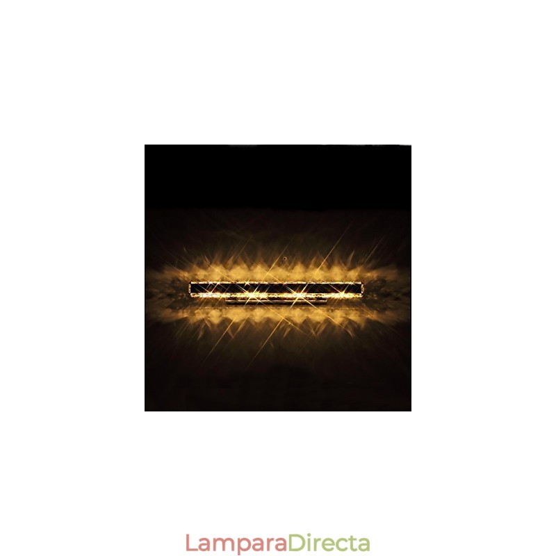 Pintura contemporánea moderna integrada para apliques de pared con luz ambiental.