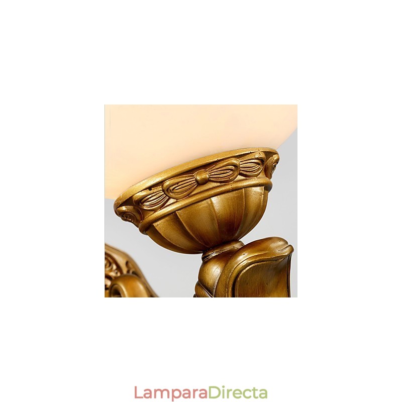 Pintura contemporánea moderna integrada para apliques de pared con luz ambiental.