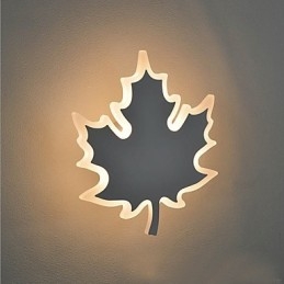 Pintura contemporánea moderna integrada para apliques de pared con luz ambiental.