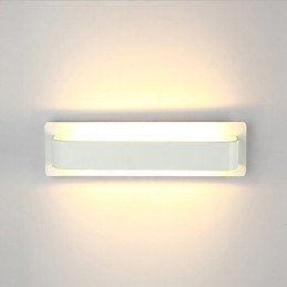 Pintura contemporánea moderna integrada para apliques de pared con luz ambiental.