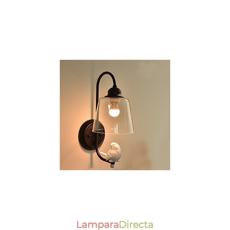 Pintura contemporánea moderna y contemporánea para apliques de pared con luz ambiental