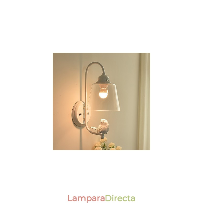 Pintura contemporánea moderna y contemporánea para apliques de pared con luz ambiental