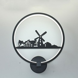 Pintura contemporánea moderna característica para luces de pared de luz ambiental Lámpara de pared