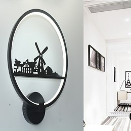 Pintura contemporánea moderna característica para luces de pared de luz ambiental Lámpara de pared