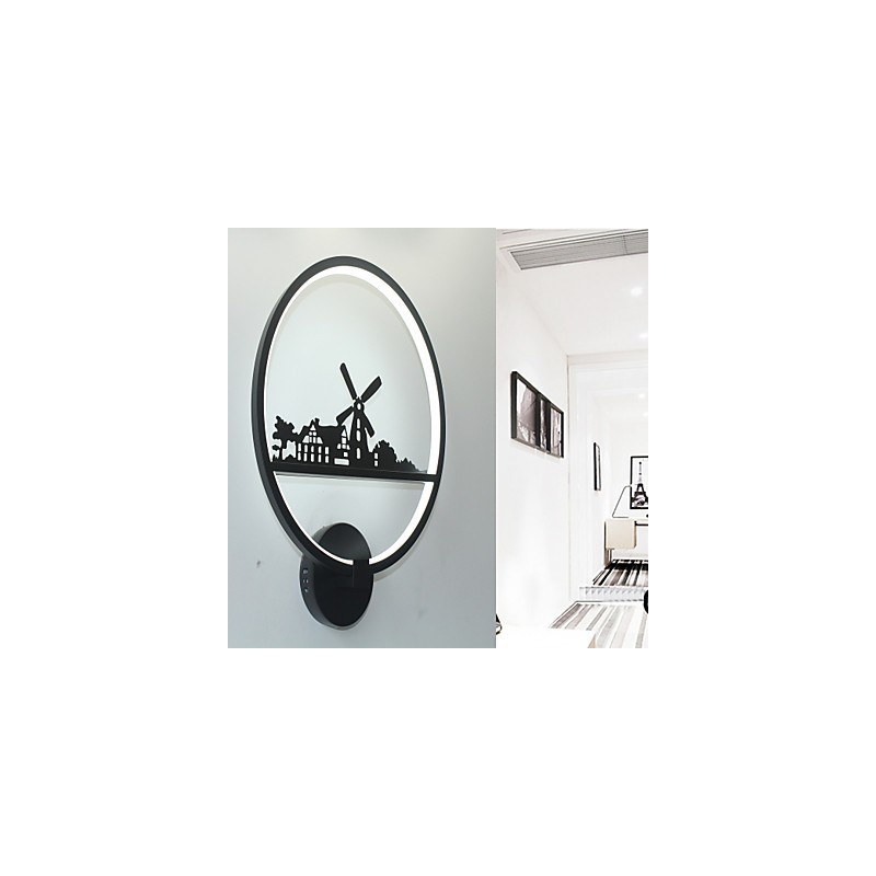 Pintura contemporánea moderna característica para luces de pared de luz ambiental Lámpara de pared