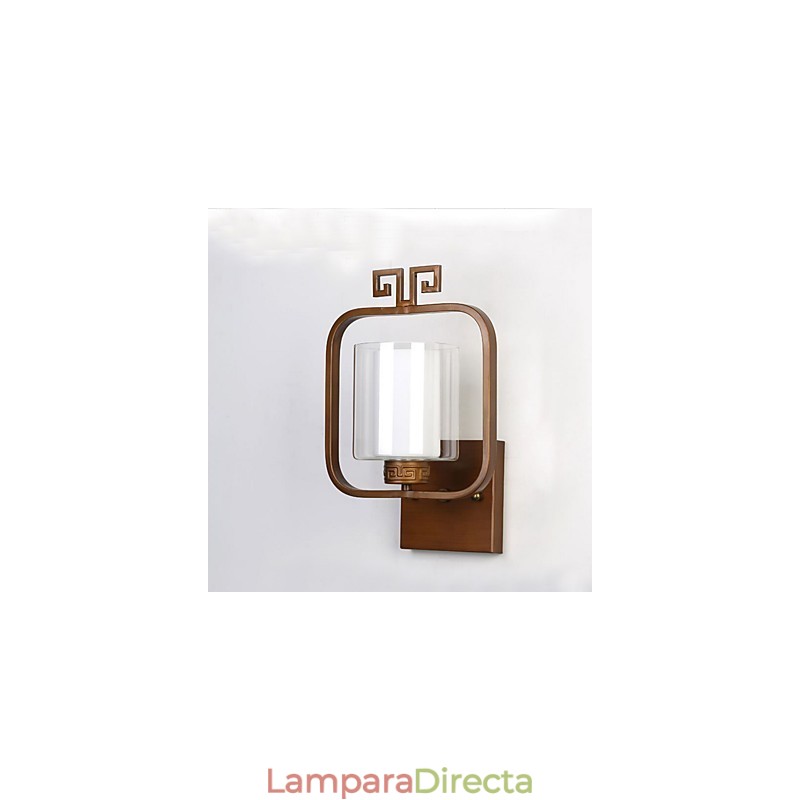 Pintura contemporánea moderna integrada para apliques de pared con luz ambiental.