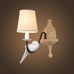 Apliques de pared con luz ambiental de pintura vintage sencilla de estilo rústico