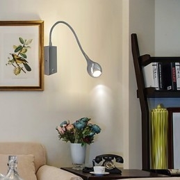 Aplique de pared moderno contemporáneo con luz ambiental