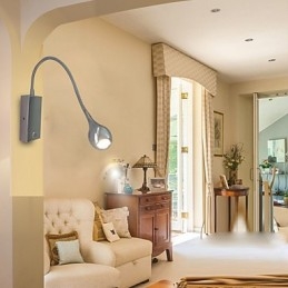 Aplique de pared moderno contemporáneo con luz ambiental