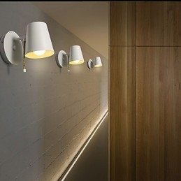 Apliques de pared con luz ambiental contemporánea moderna y característica