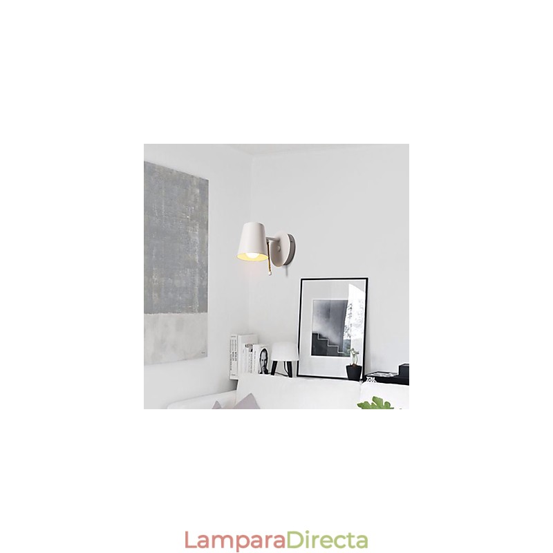 Apliques de pared con luz ambiental contemporánea moderna y característica