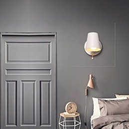 Apliques de pared con luz ambiental contemporánea moderna y característica