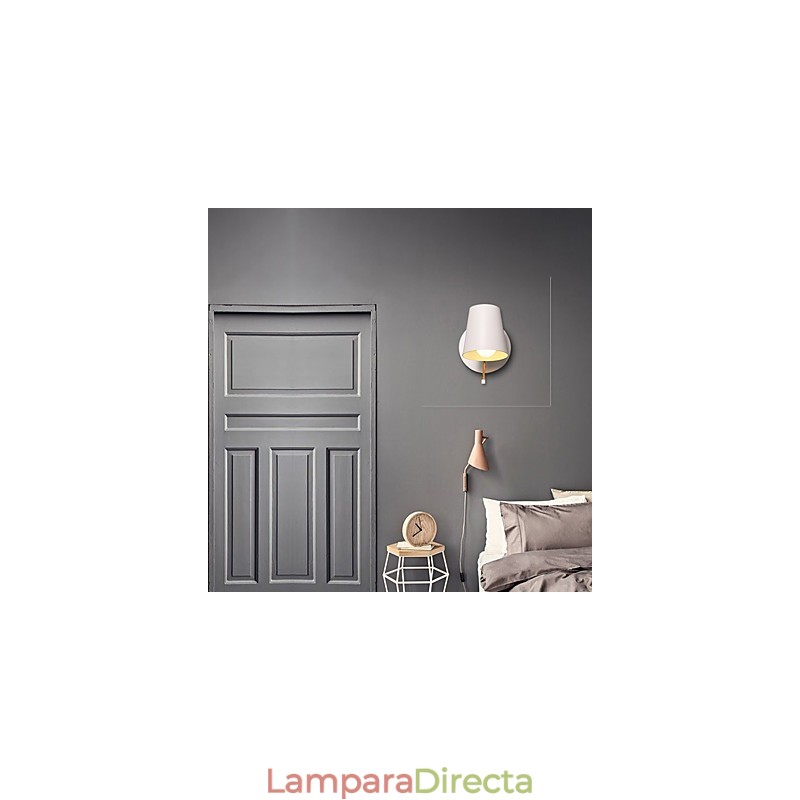 Apliques de pared con luz ambiental contemporánea moderna y característica
