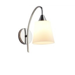 Lámpara de pared de vidrio, apliques de pared, base de metal para luz de pared