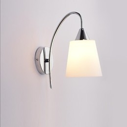 Lámpara de pared de vidrio, apliques de pared, base de metal para luz de pared