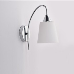 Lámpara de pared de vidrio, apliques de pared, base de metal para luz de pared