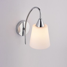 Lámpara de pared de vidrio, apliques de pared, base de metal para luz de pared