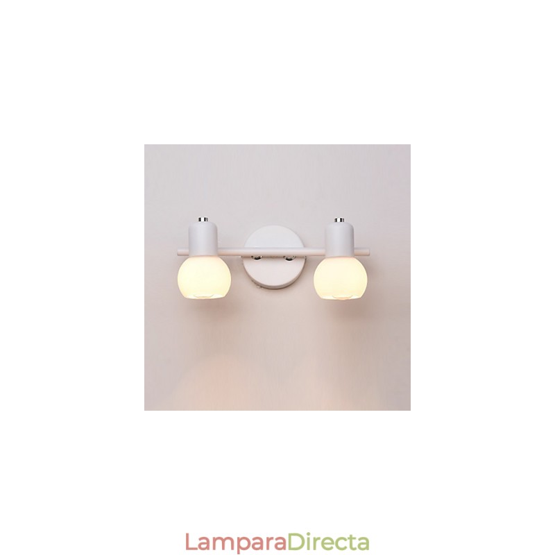 Lámpara de pared de vidrio moderna contemporánea con luz ambiental, apliques de pared, luz de pared