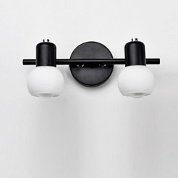 Lámpara de pared de vidrio moderna contemporánea con luz ambiental, apliques de pared, luz de pared