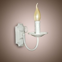 Lámpara de pared moderna y sencilla con forma de vela, lámpara de un solo cabezal, lámpara de noche para pasillo