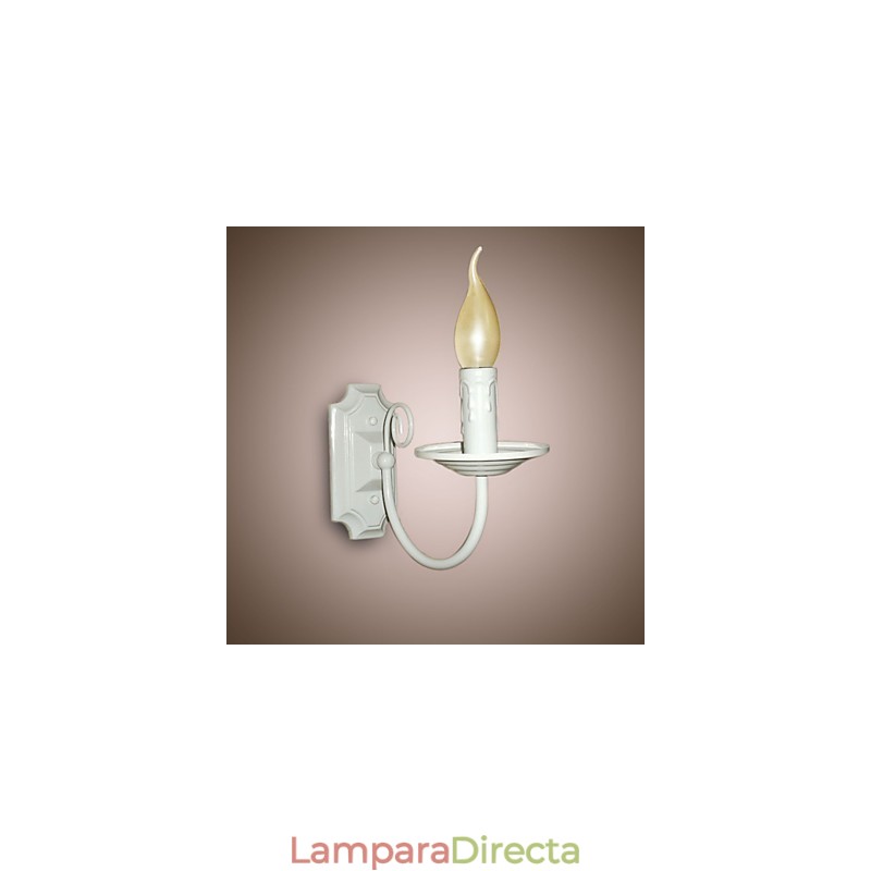 Lámpara de pared moderna y sencilla con forma de vela, lámpara de un solo cabezal, lámpara de noche para pasillo