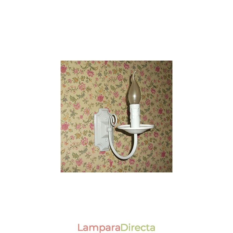 Lámpara de pared moderna y sencilla con forma de vela, lámpara de un solo cabezal, lámpara de noche para pasillo