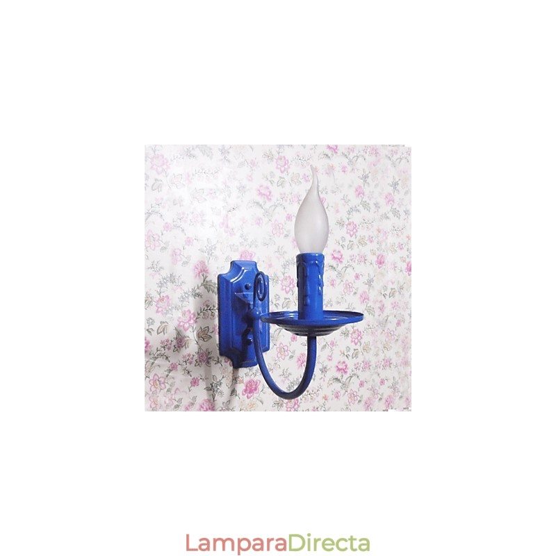 Lámpara de pared moderna y sencilla con forma de vela, lámpara de un solo cabezal, lámpara de noche para pasillo