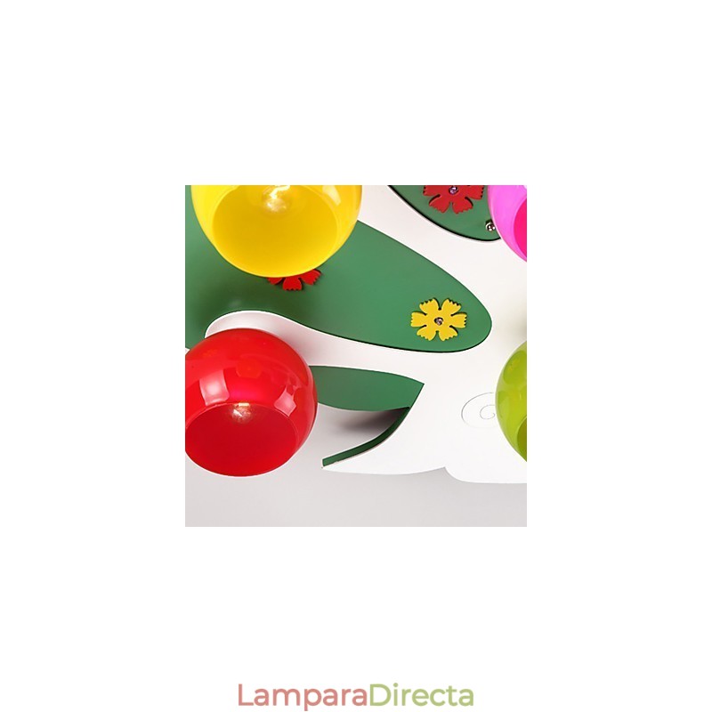 Lámpara de techo moderna contemporánea de madera y bambú