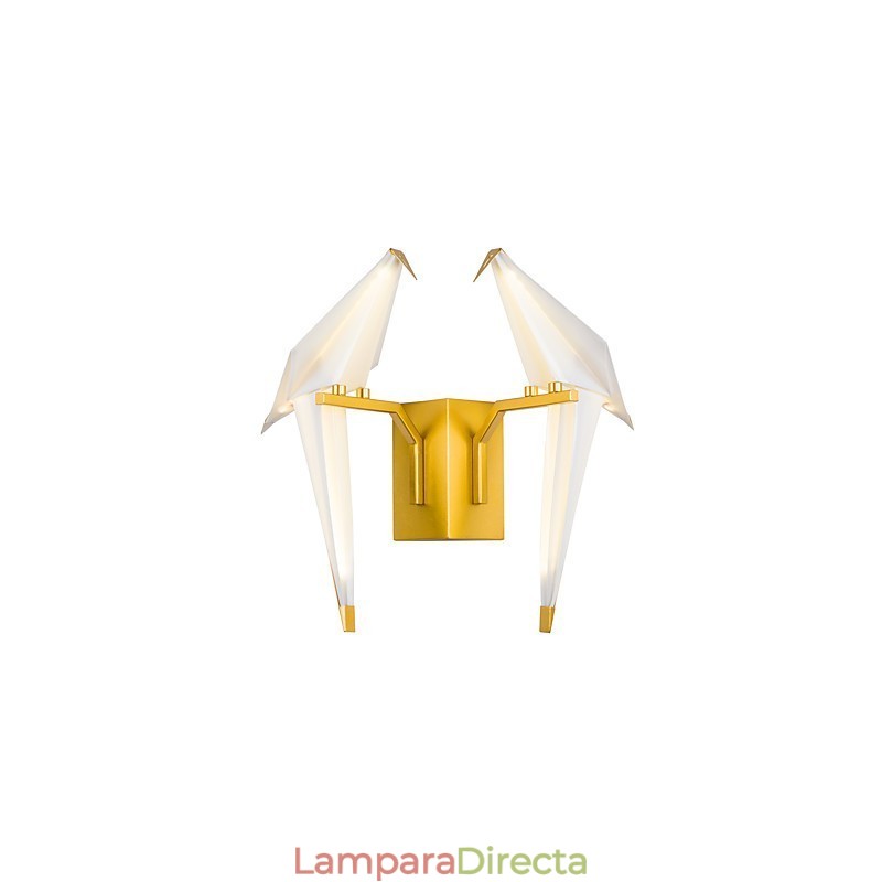 Luz ambiental integrada, simple, tradicional, clásica, estilo campestre dorado para estilo mini.
