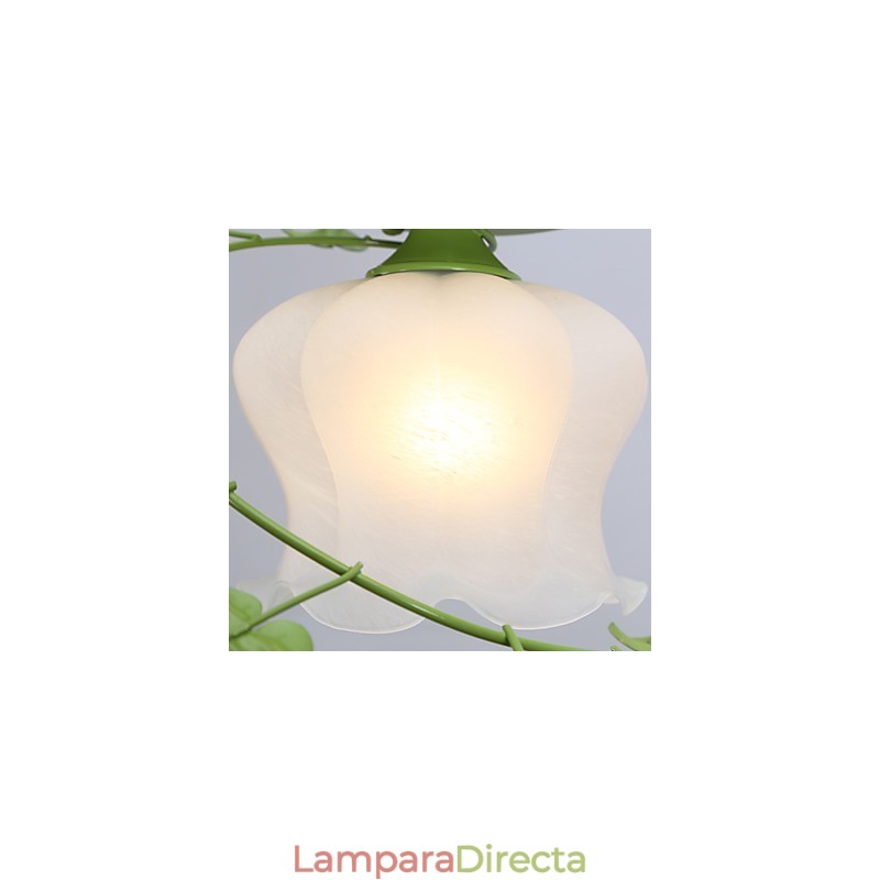 Día de San Valentín: Las flores y plantas del jardín de rosas absorben la luz del domo.