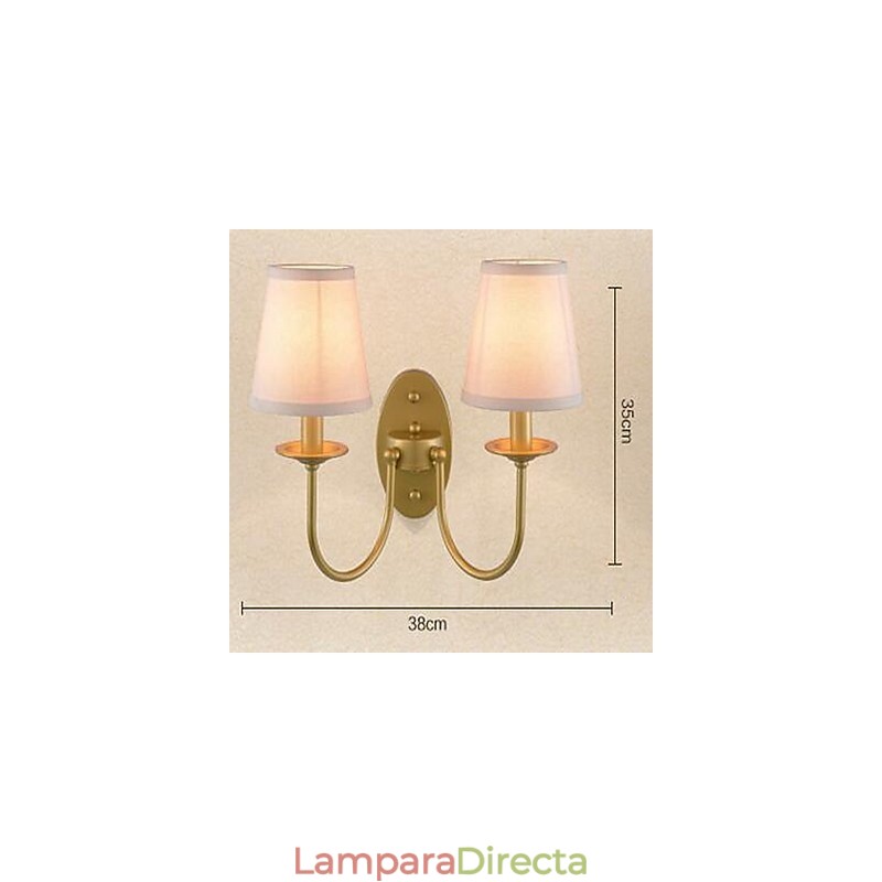 Apliques de pared vintage Otros apliques de pared con luz descendente