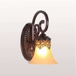 Lámpara de pared para vestíbulo de hotel, lámpara de pared europea para dormitorio, lámpara creativa para sala de estar, lámpara de pared retro para pasillo.
