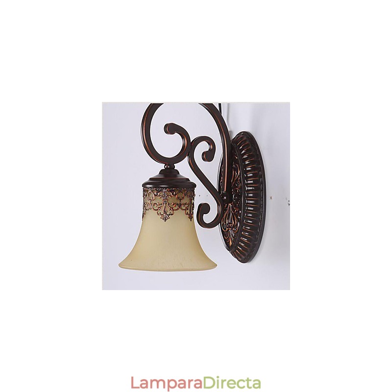 Lámpara de pared para vestíbulo de hotel, lámpara de pared europea para dormitorio, lámpara creativa para sala de estar, lámpara de pared retro para pasillo.