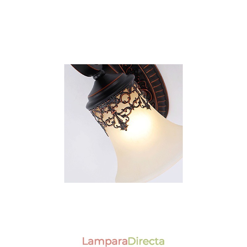 Lámpara de pared para vestíbulo de hotel, lámpara de pared europea para dormitorio, lámpara creativa para sala de estar, lámpara de pared retro para pasillo.