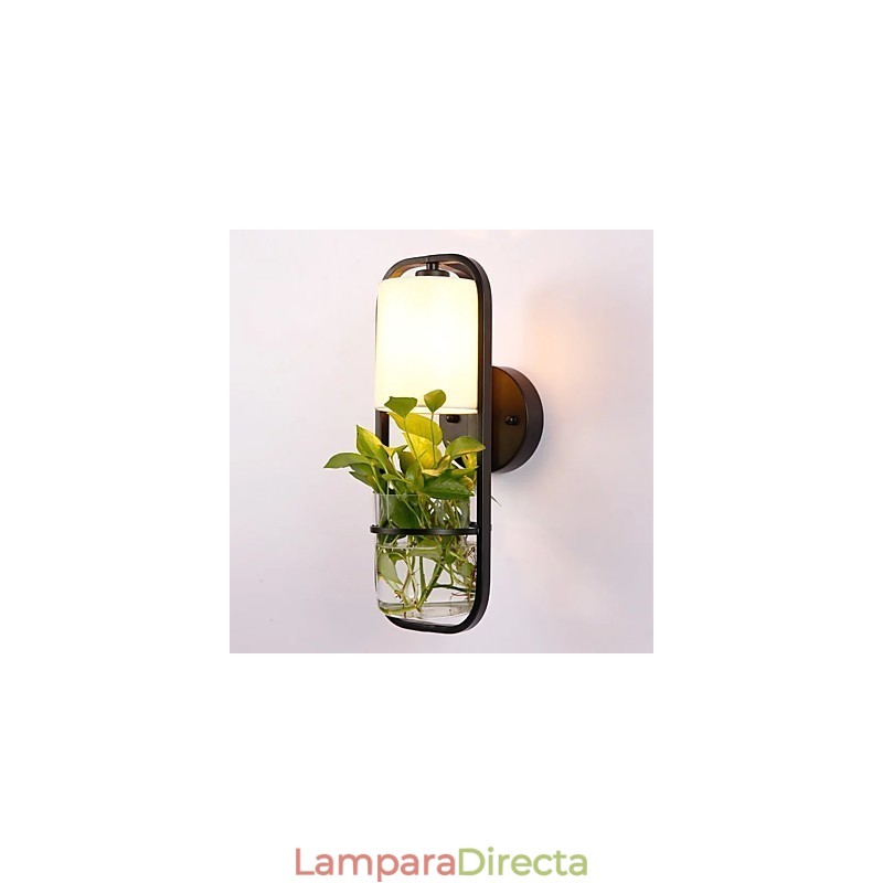 Pintura contemporánea moderna y contemporánea para apliques de pared con luz ambiental