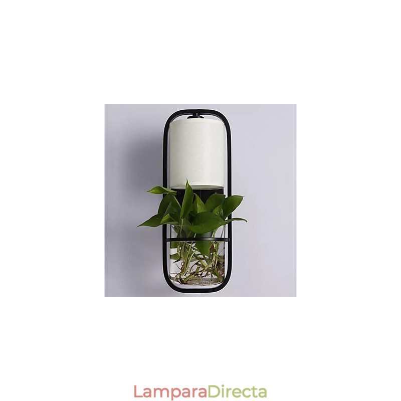 Pintura contemporánea moderna y contemporánea para apliques de pared con luz ambiental
