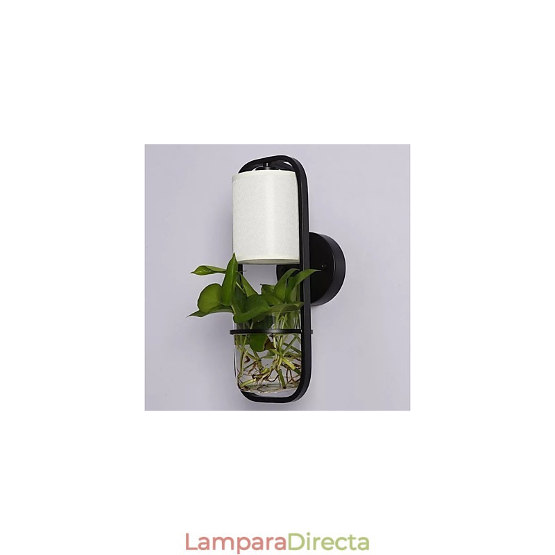 Pintura contemporánea moderna y contemporánea para apliques de pared con luz ambiental